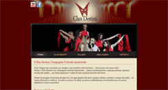 Desktop Screenshot of clan-destini.com