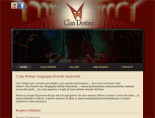 Tablet Screenshot of clan-destini.com